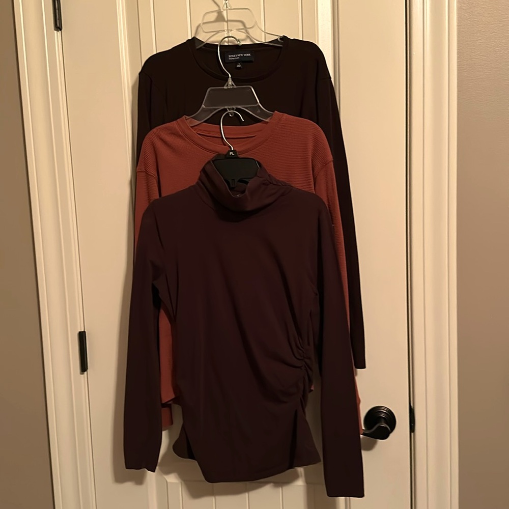 Lot of 3 Long Sleeved Tops